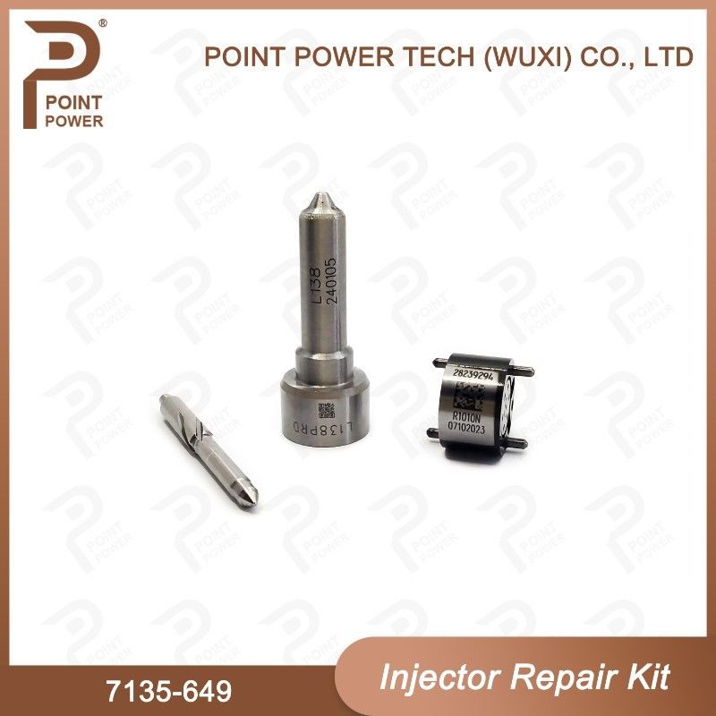 7135-649 Kit de reparación del inyector Delphi con boquilla L138PRD y 28239294 Kit de válvula de control