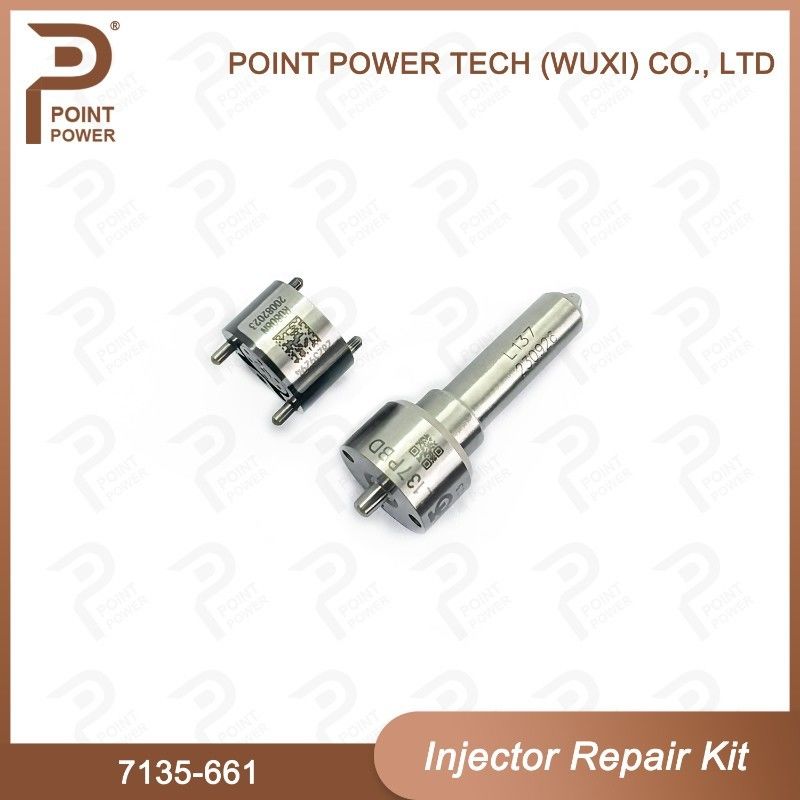 7135-661 Kit de reparación del inyector Delphi con boquilla L137PBD y 28239294 Kit de boquilla de válvula de control-CVA