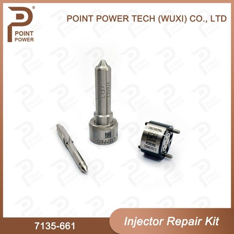 7135-661 Kit de reparación del inyector Delphi con boquilla L137PBD y 28239294 Kit de boquilla de válvula de control-CVA