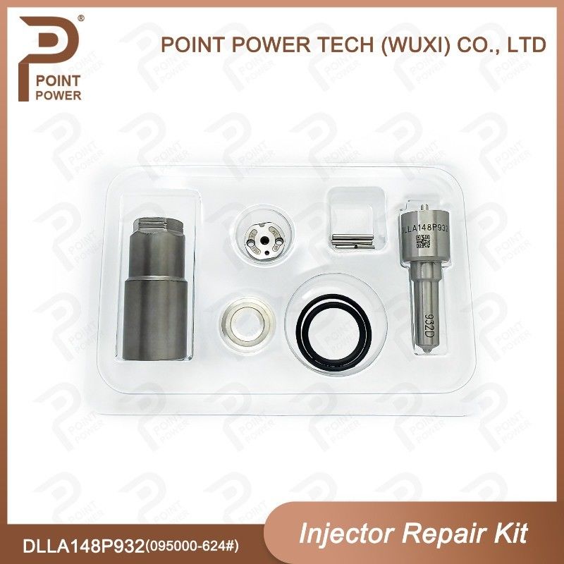 Kit de reparación de alta velocidad de acero denso del tren común para inyector 095000-6240 con boquilla DLLA148P932