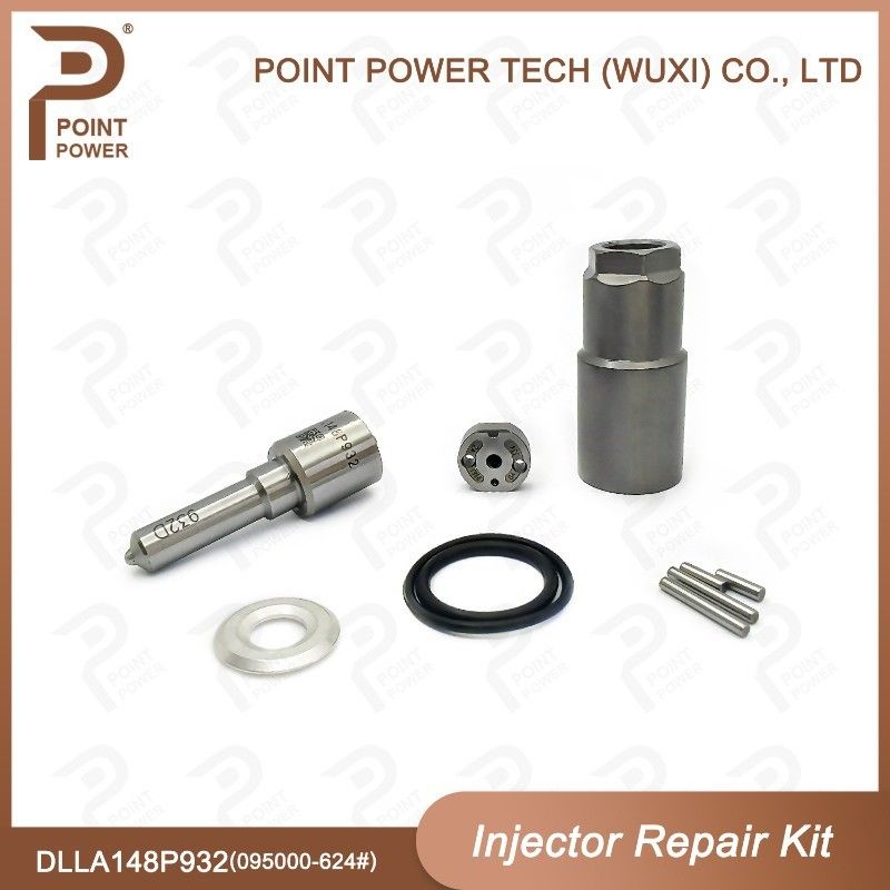 Kit de reparación de alta velocidad de acero denso del tren común para inyector 095000-6240 con boquilla DLLA148P932