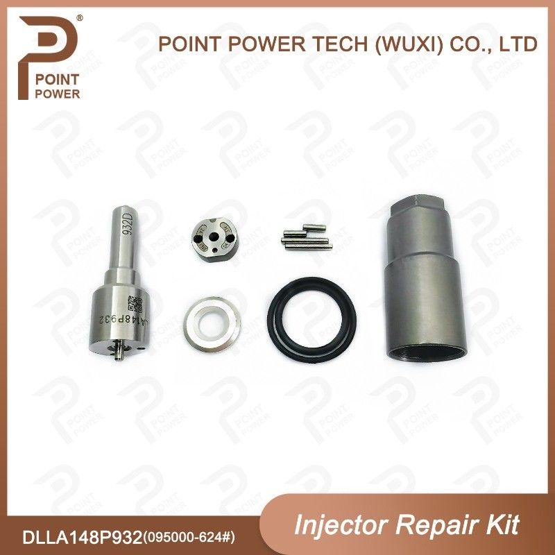 Kit de reparación de alta velocidad de acero denso del tren común para inyector 095000-6240 con boquilla DLLA148P932