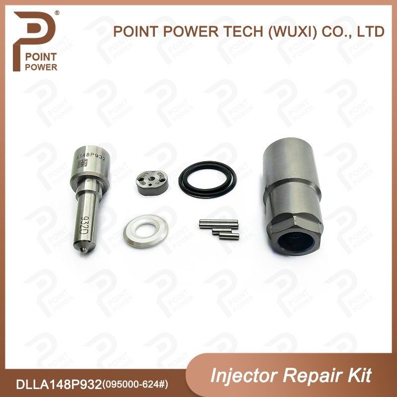 Kit de reparación de alta velocidad de acero denso del tren común para inyector 095000-6240 con boquilla DLLA148P932