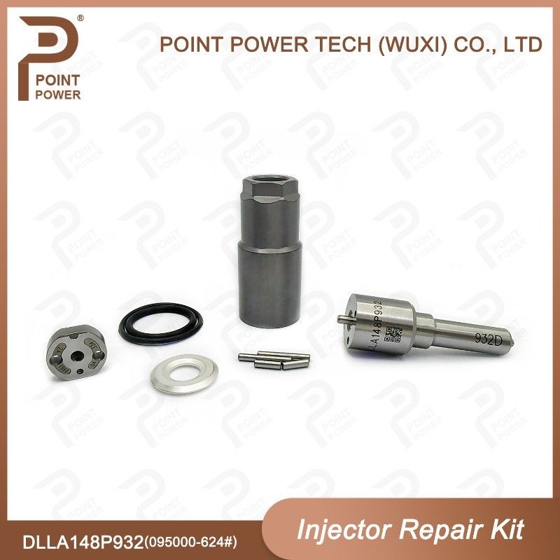 Kit de reparación de alta velocidad de acero denso del tren común para inyector 095000-6240 con boquilla DLLA148P932