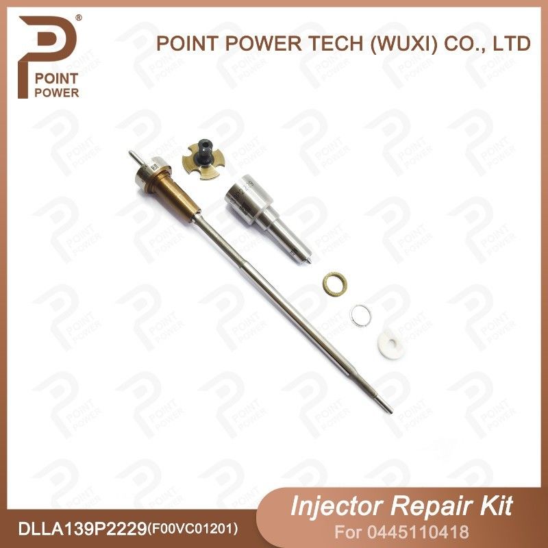 Kit de reparación de inyectores Bosch para inyectores 0445110418 Boquilla DLLA139P2229 Y F00VC01201