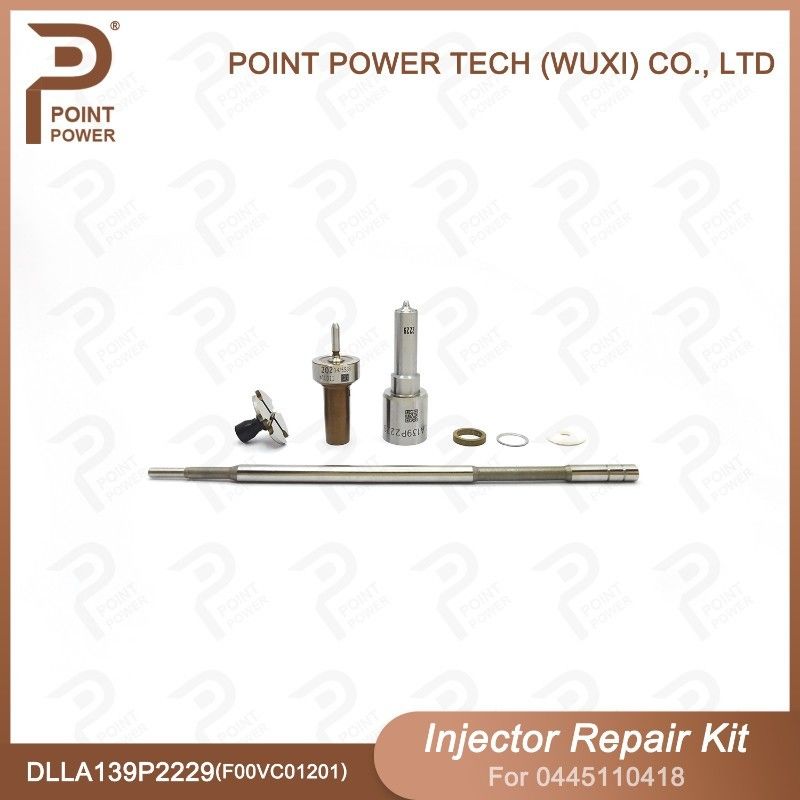 Kit de reparación de inyectores Bosch para inyectores 0445110418 Boquilla DLLA139P2229 Y F00VC01201
