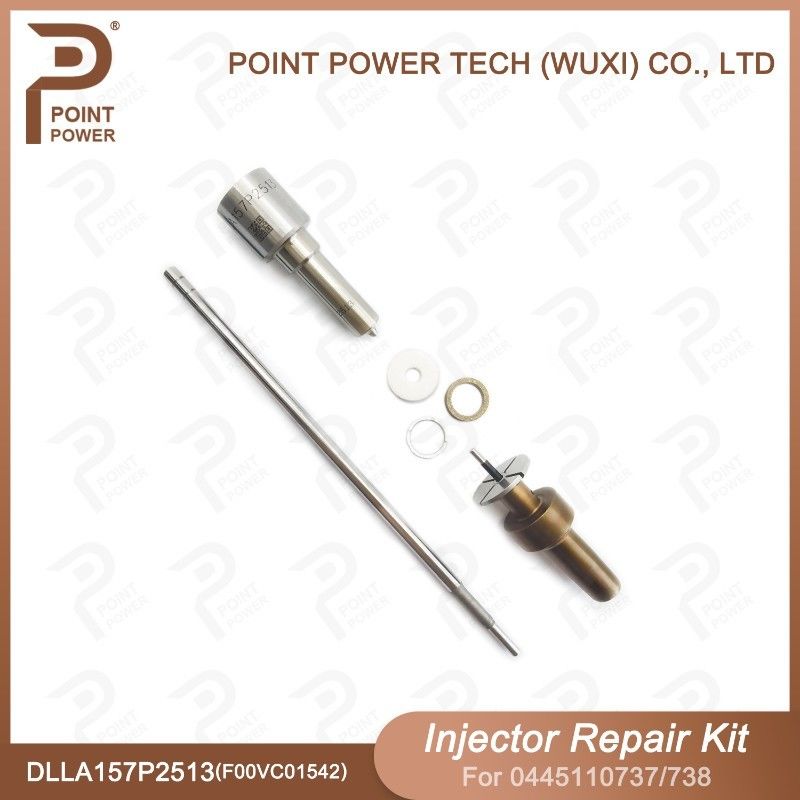 Kit de reparación de inyectores de Bosch para inyectores 0445110737/738 con boquilla DLLA157P2513
