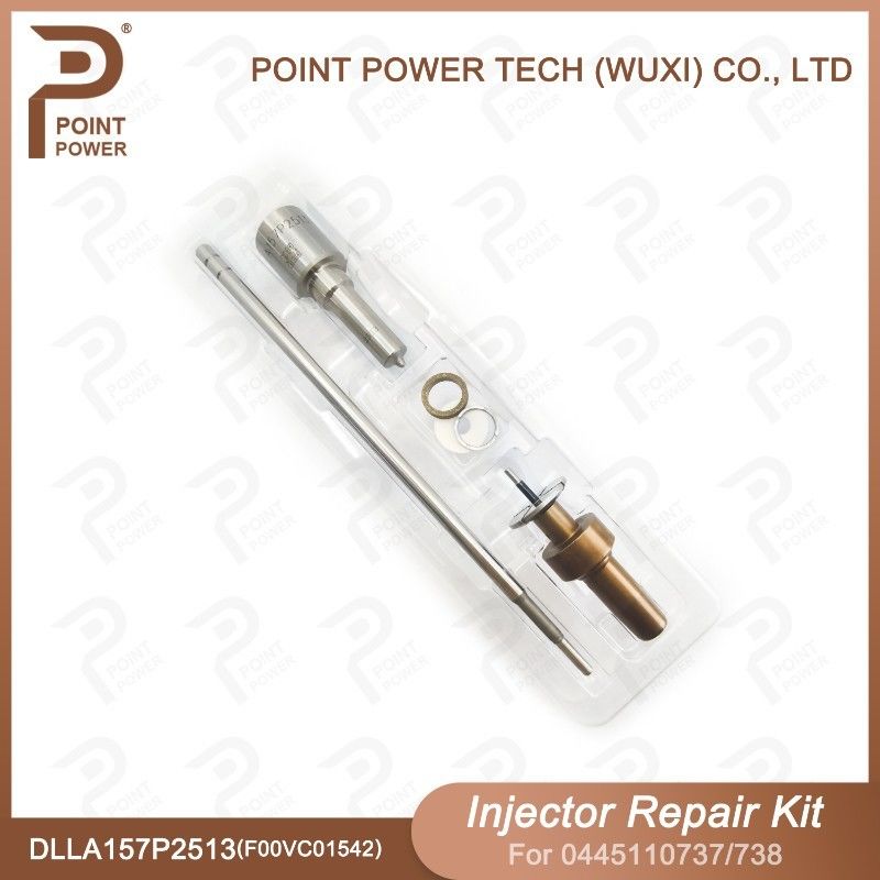 Kit de reparación de inyectores de Bosch para inyectores 0445110737/738 con boquilla DLLA157P2513