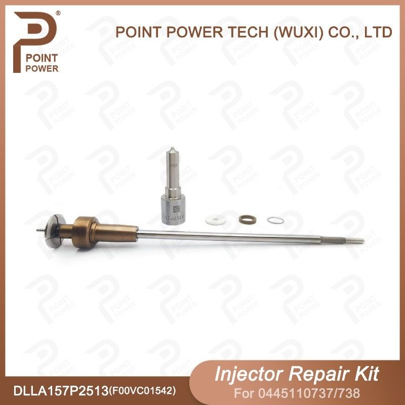 Kit de reparación de inyectores de Bosch para inyectores 0445110737/738 con boquilla DLLA157P2513