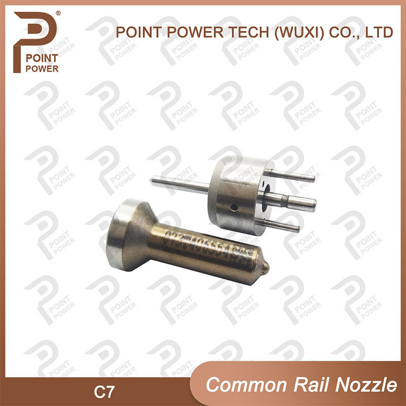 Peso ligero 0,03 kg acero de alta velocidad C7 Common Rail inyector boquilla para mejorar la eficiencia
