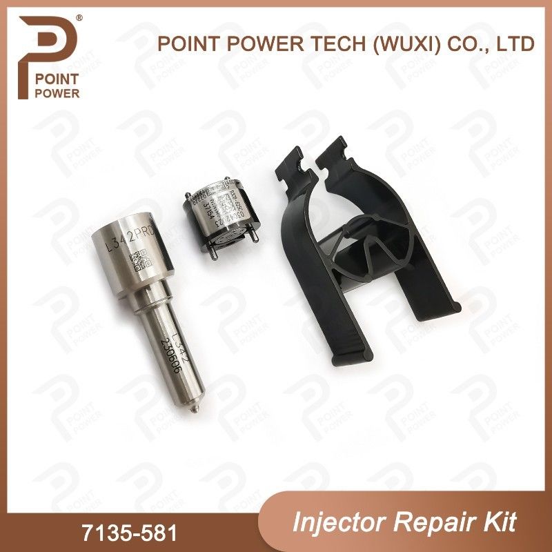 7135-581 Kit de reparación del inyector Delphi para el inyector R00101D Incluye boquilla H342 y válvula 9308-625C PSA DW10C aplicado