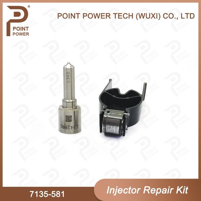 7135-581 Kit de reparación del inyector Delphi para el inyector R00101D Incluye boquilla H342 y válvula 9308-625C PSA DW10C aplicado