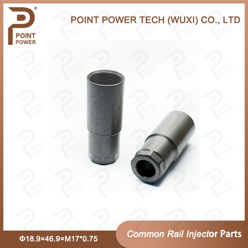 Tapa de tuerca para inyector diésel piezoeléctrico Φ18.9×46.9×M17*0.75, Inyector piezoeléctrico aplicado