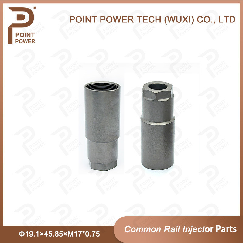 Tuerca de boquilla y tapa de repuesto para inyector de combustible diésel, tamaño Φ19.1×45.85×M17*0.75, para inyector piezoeléctrico 115069