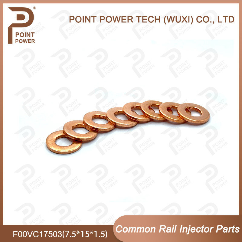 F00VC17503 Injector Nozzle Copper Washer F00V C17 503 Size 7.5*15*1.5 Diesel Sprayer Gasket For Shim