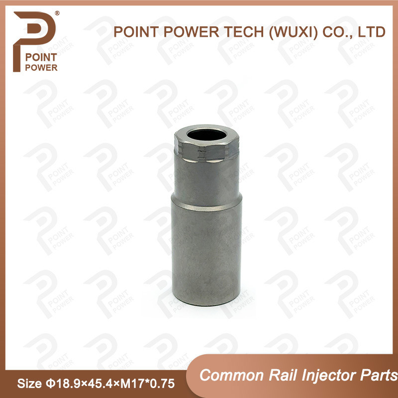 Tamaño de la tuerca de la tapa de la boquilla piezoeléctrica del inyector Common Rail Φ18.9×45.4×M17*0.75 para inyector piezoeléctrico